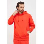 adidas bluză bărbați, culoarea roșu, cu glugă, uni IX3960