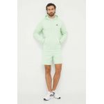 adidas bluză bărbați, culoarea verde, cu glugă, uni IN0327
