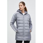adidas geacă pentru femei, culoarea gri IK3232