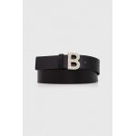 Blugirl Blumarine curea de piele femei, culoarea negru PA4020.P0055