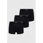 BOSS boxeri de bumbac 3-pack culoarea negru 50475685