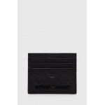 Emporio Armani carcasa din piele culoarea negru