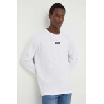 Levi's longsleeve din bumbac culoarea alb, cu imprimeu