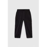 Abercrombie & Fitch pantaloni copii culoarea negru, neted