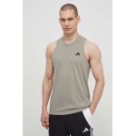 adidas Performance tricou de antrenament Training Essentials culoarea verde IT5426