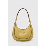 Tory Burch poseta de piele culoarea galben