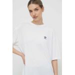 adidas Originals tricou Trefoil Tee femei, culoarea bej, IR8064