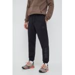 adidas pantaloni de trening culoarea negru, cu imprimeu IW1201