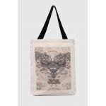 Medicine geanta de bumbac culoarea bej