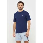 adidas Originals tricou din bumbac Essential Tee bărbați, culoarea bleumarin, cu imprimeu, IR9693
