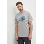 Columbia tricou din bumbac Rockaway River culoarea gri, cu imprimeu 2036401