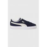 Puma sneakers din piele întoarsă Suede Classic XXI culoarea bleumarin 374915