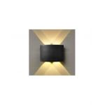 Aplica LED Engros 2x2W Exterior Negru AL-042 3500K