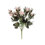 Buchet flori artificiale, flori marunte pentru aranjamente floarale 12 fire 45 cm lungime