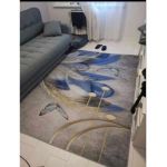 Covor Casa By Cova Design, 150x200 cm, Poliester, Print Digital, Spate Antiderapant