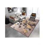 Covor Casa By Cova Design, 150x200 cm, Poliester, Print Digital, Spate Antiderapant