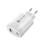 INCARCATOR 220V USB-A / TYPE C + CABLU TYPE C. LDO-BY220 enGross