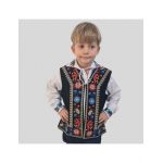 Vesta traditionala Engros pentru baieti, broderie spic