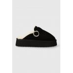 Answear Lab papuci de casa culoarea negru