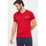 Emporio Armani Underwear tricou lounge 2-pack culoarea rosu, cu imprimeu