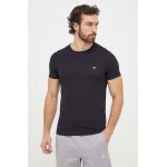 Emporio Armani Underwear tricou lounge din bumbac 2-pack culoarea negru, neted
