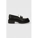 Steve Madden mocasini Charley femei, culoarea negru, cu toc plat, SM11002970