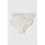 United Colors of Benetton chiloti copii 2-pack culoarea bej