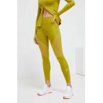 adidas by Stella McCartney colanți de antrenament TruePurpose Optime culoarea verde, uni IT8229