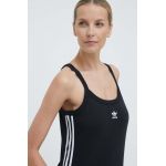 adidas Originals top 3-Stripes Tank de damă, culoarea negru, IU2431