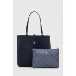 U.S. Polo Assn. poseta cu doua fete culoarea albastru marin