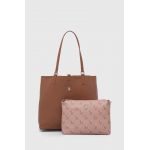 U.S. Polo Assn. poseta cu doua fete culoarea maro