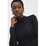 Answear Lab bluza femei, culoarea negru, modelator