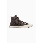 Converse tenisi de piele Converse x Wonka Chuck 70 Chocolate Swirl culoarea maro, A08151C