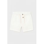 Mayoral pantaloni scurti bebe culoarea alb