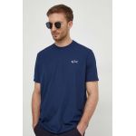 Paul&Shark tricou barbati, culoarea albastru marin, cu imprimeu