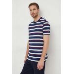 Paul&Shark tricou din bumbac barbati, culoarea albastru marin, modelator