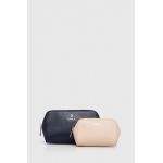 Furla punga cosmetice 2-pack culoarea albastru marin