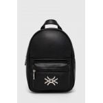 United Colors of Benetton rucsac femei, culoarea negru, mic, neted