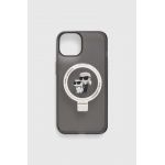 Karl Lagerfeld Husă pentru telefon iPhone 14 / 15 / 13 6.1" culoarea negru
