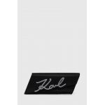 Karl Lagerfeld poseta culoarea negru