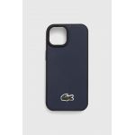 Lacoste Husă pentru telefon iPhone 15 / 14 / 13 6.1" culoarea albastru marin