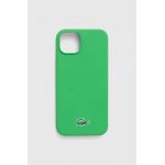 Lacoste Husă pentru telefon iPhone 15 Plus / 14 Plus 6.7" culoarea verde