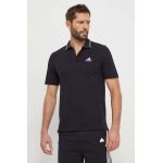 adidas polo de bumbac culoarea negru, uni IC9314