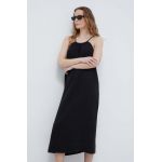 Chantelle rochie de plajă din bumbac culoarea negru