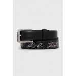 Karl Lagerfeld curea femei, culoarea negru