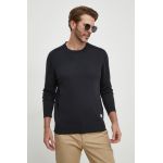 Pepe Jeans pulover de bumbac culoarea negru, light