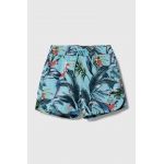 Abercrombie & Fitch pantaloni scurti de baie copii culoarea turcoaz