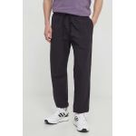 adidas Originals pantaloni Premium Essentials Sweatpant bărbați, culoarea negru, uni, IS1796