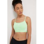 adidas Performance sutien sport Aeroreact culoarea verde IU1718