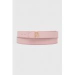 Furla curea de piele femei, culoarea roz